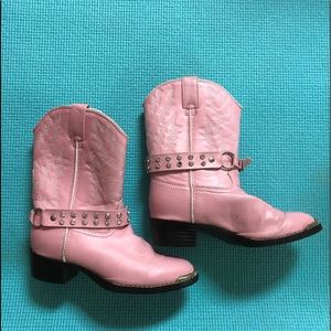 Girls pink Durango boots